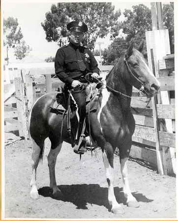 Glen Neece at Sheriff's Posse Grounds, 1949 (1997-369-7)