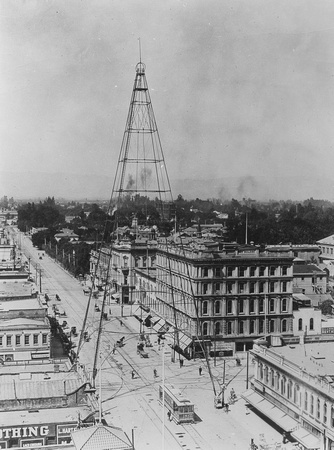 Electric light tower, c. 1895 (1997-300-631)