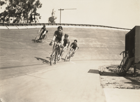 Racing at the velodrome, c. 1930 (1997-224-464)
