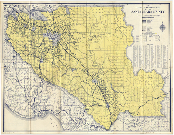 Map of San Jose, 1940 (1997-216-297)