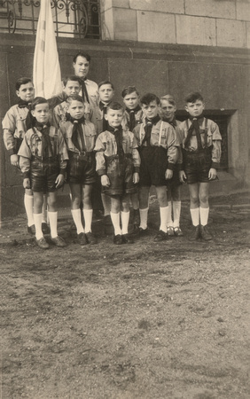 Cub Scout Troop, c. 1932 (1983-44-1579)